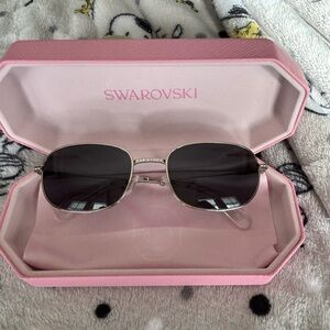 Swarovski Black and Silver Sunglasses